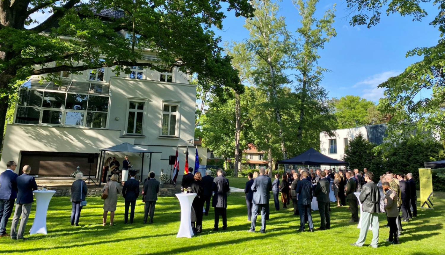 Pieņemšana par godu Latvijas Republikas neatkarības atjaunošanas 35. gadadienai