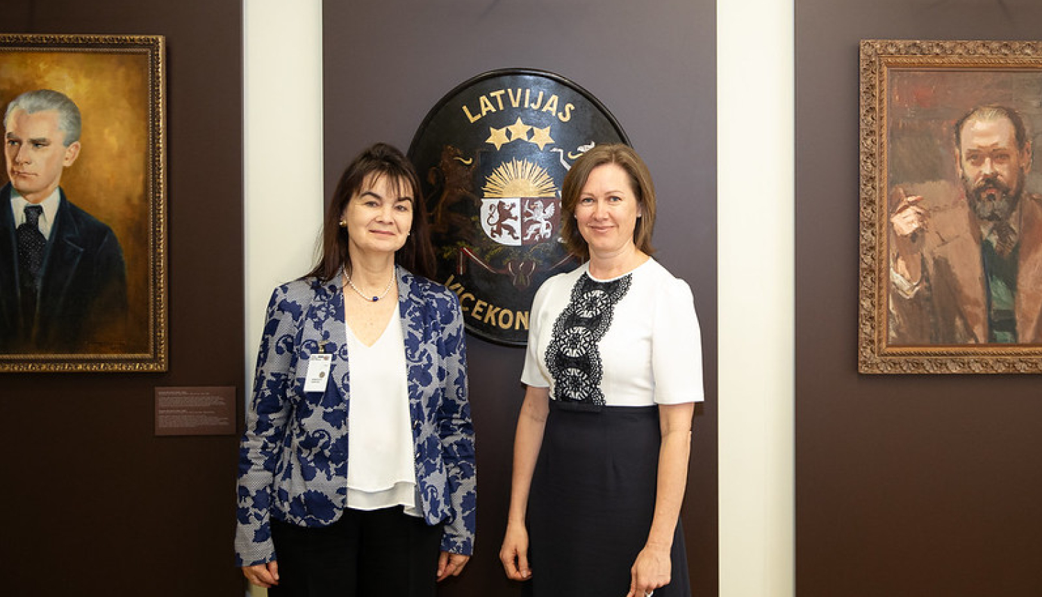 Sabine Böhlke-Möller un Katarina Plātere