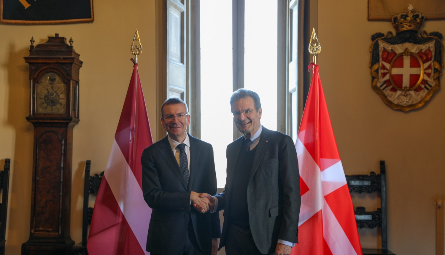 E. Rinkeviča tikšanās ar Maltas Ordeņa vadību 