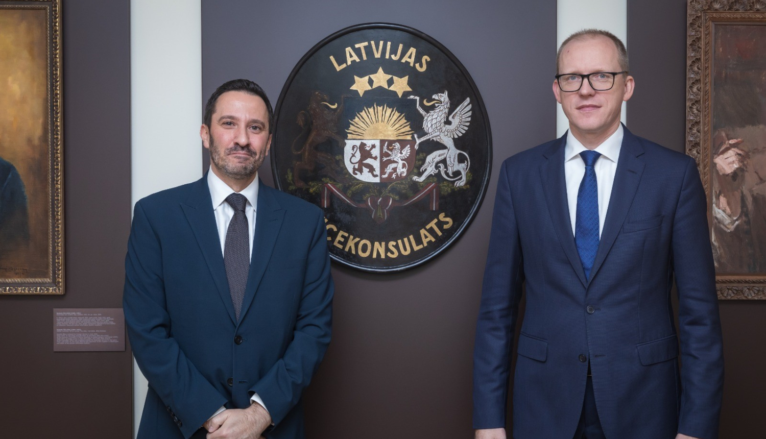 Valsts sekretārs akreditācijas vizītē pieņem Kipras vēstnieku