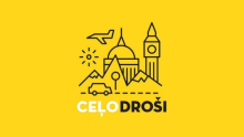 Ceļo droši logotips