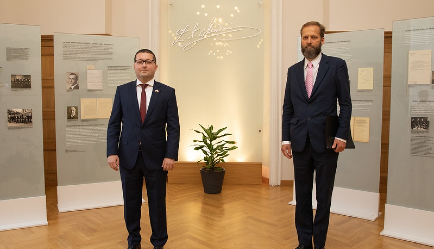 Jānis Mažeiks receives an accreditation visit from the Ambassador of Moldova
