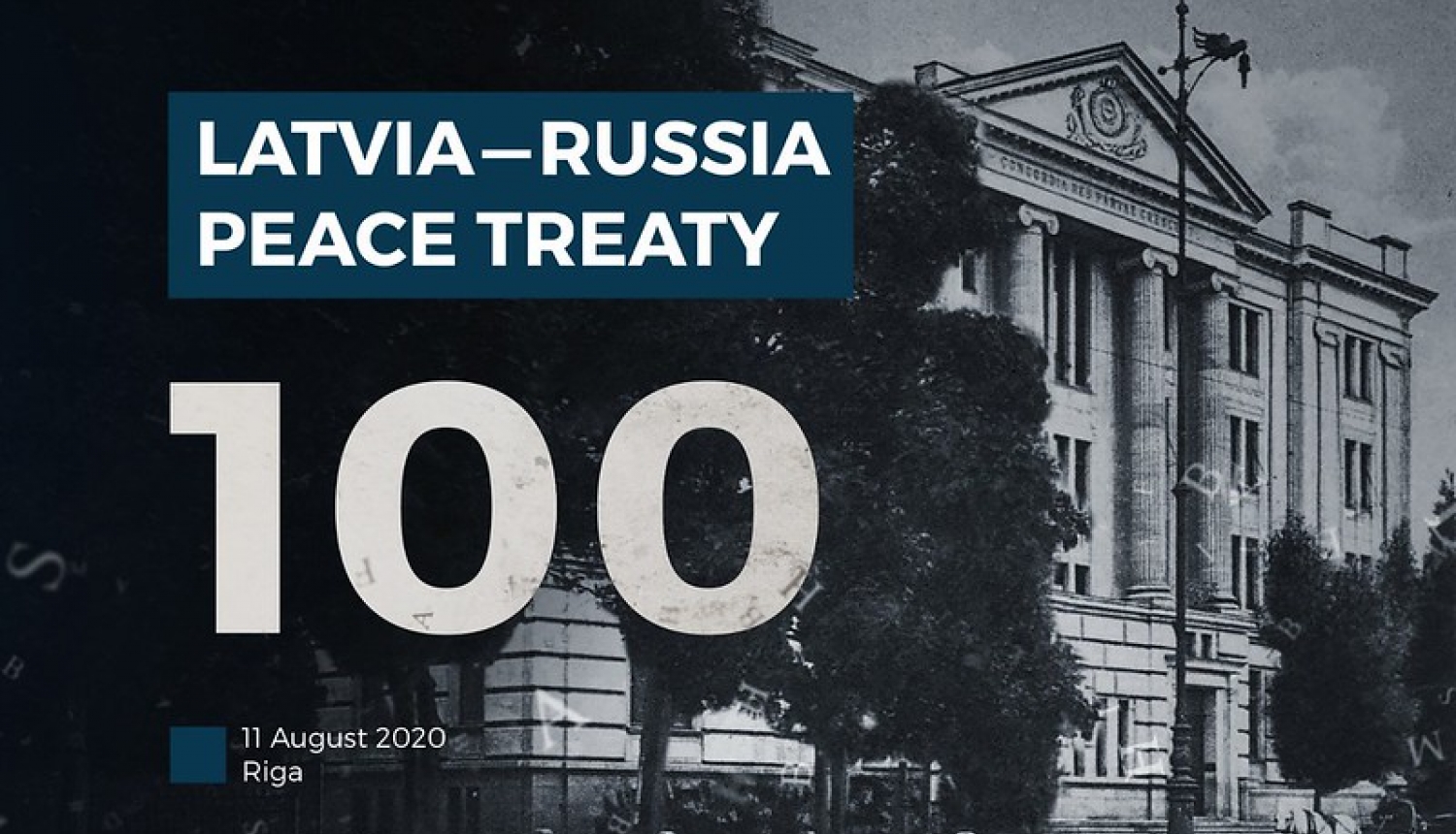 The centenary of signing the Latvia-Russia Peace Treaty marked in Riga