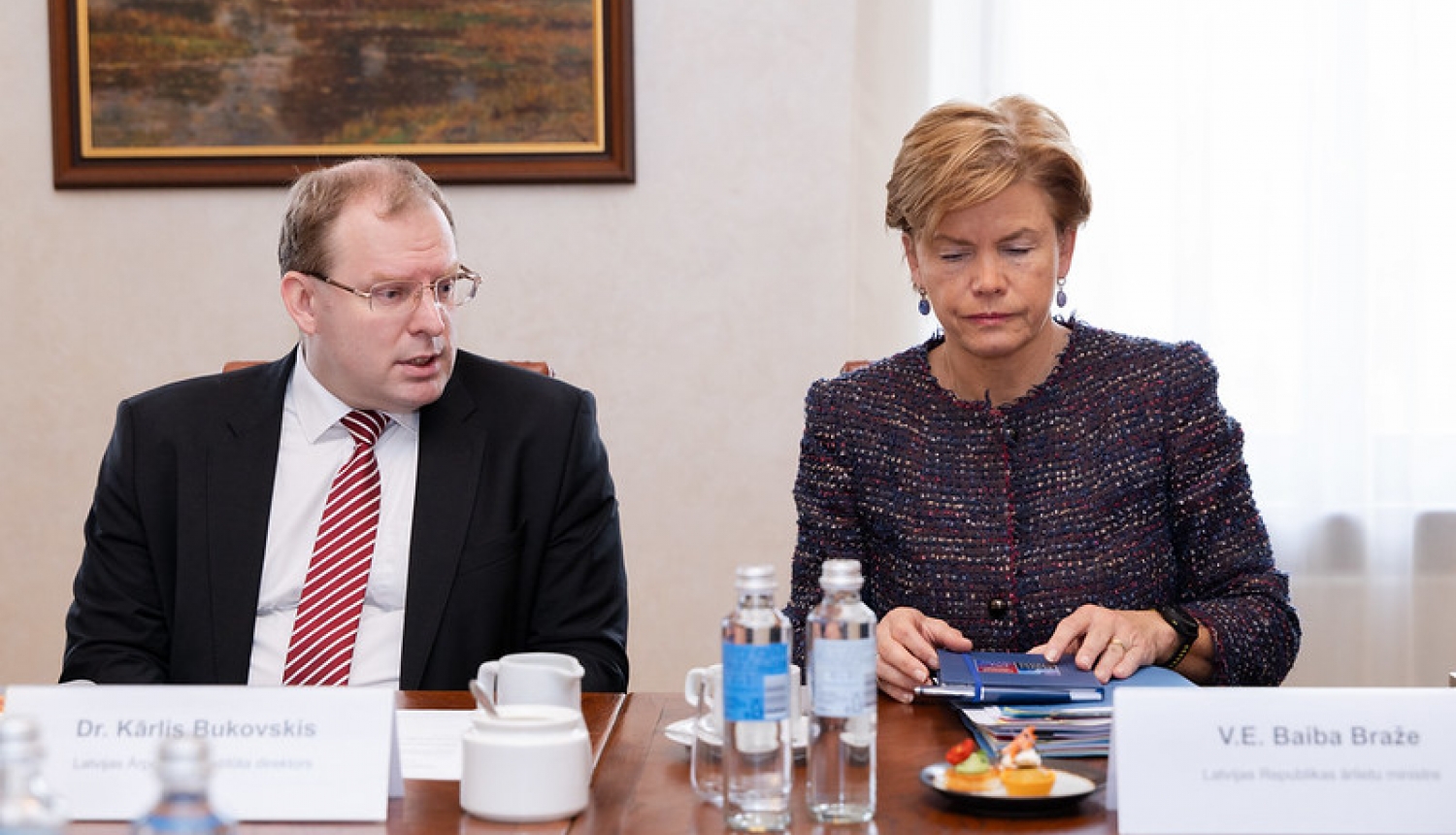 Ārlietu ministre Baiba Braže Ārpolitikas ekspertu padomes sēdē