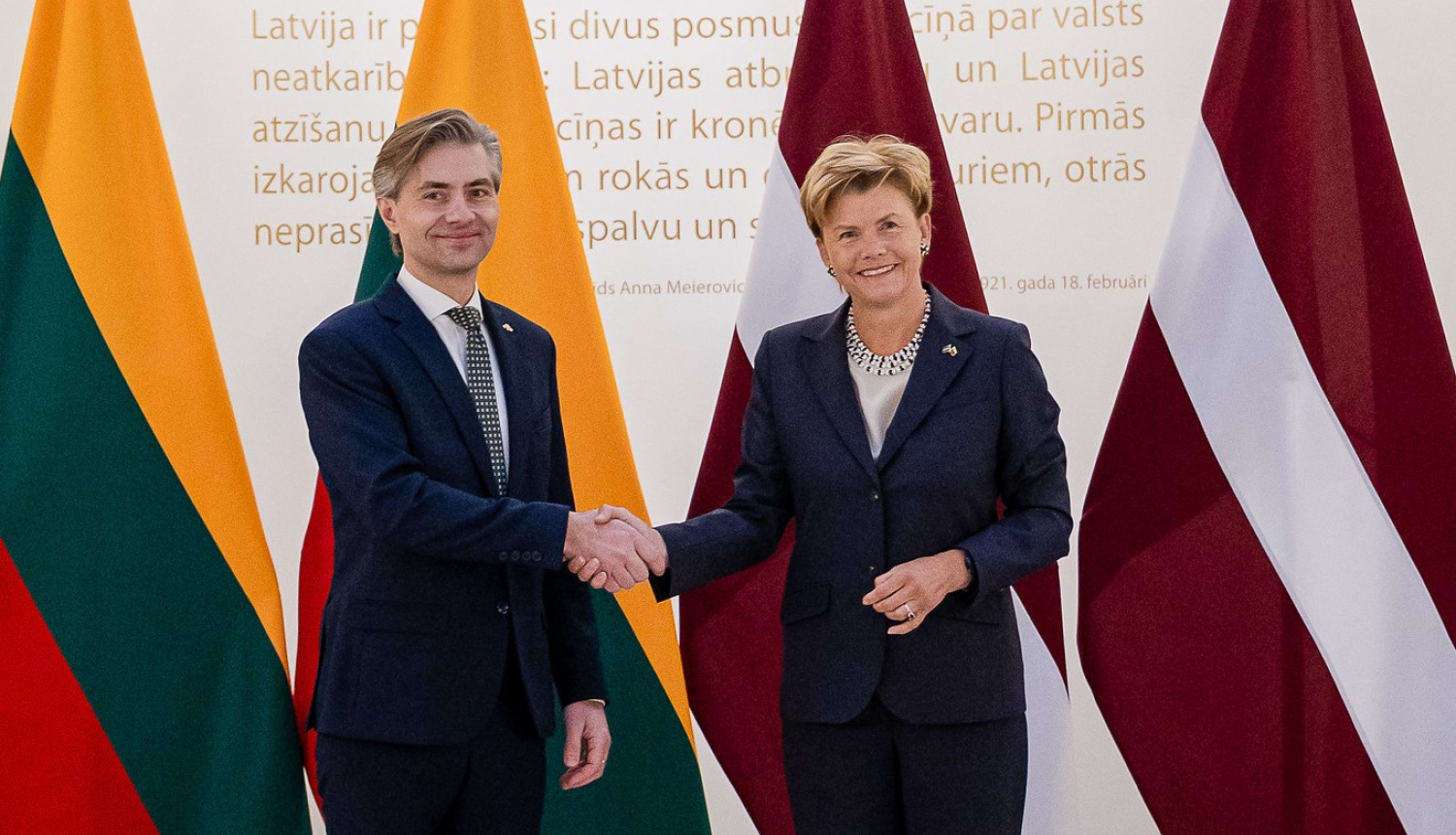 Baiba Braže and Kęstutis Budrys