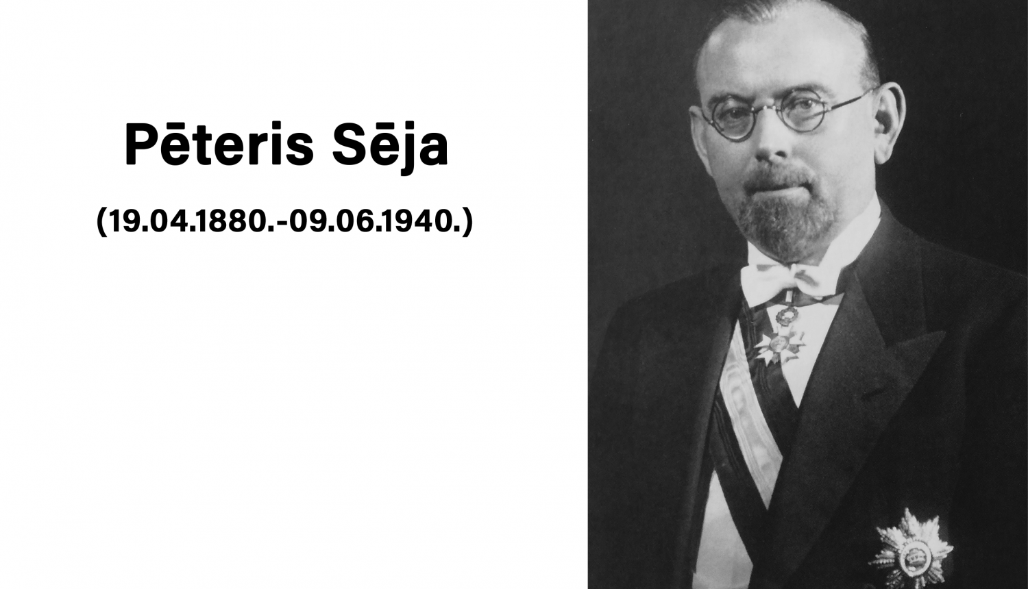 19. aprīlī aprit 140 gadu, kopš dzimis ārkārtējais sūtnis un pilnvarotais ministrs  Pēteris SĒJA