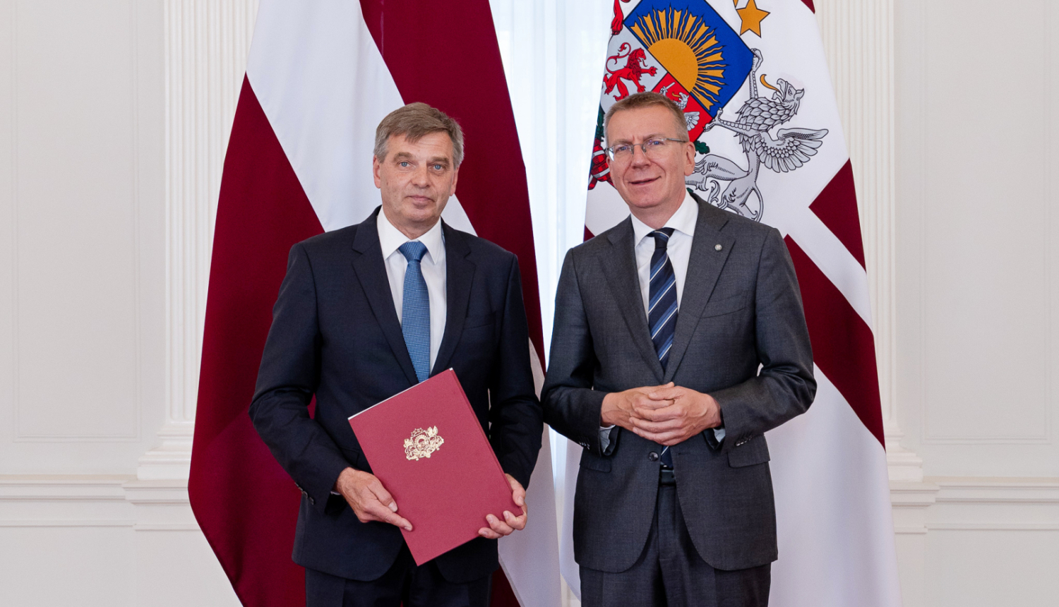 Normans Penke un Edgars Rinkēvičs