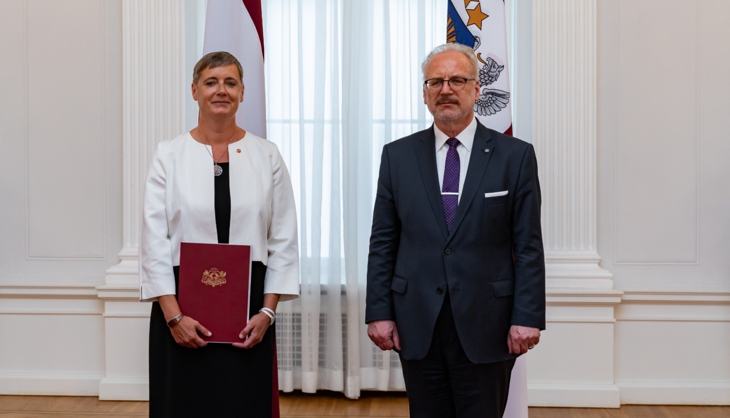 Akreditācijas vēstuli saņem nākamā vēstniece Vācijā Alda Vanaga
