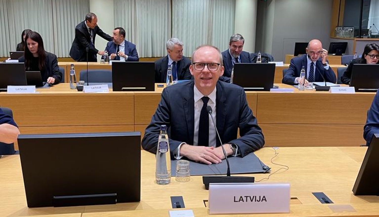 Andris Pelšs piedalās Eiropas Savienības (ES) Vispārējo lietu padomes sanāksmē