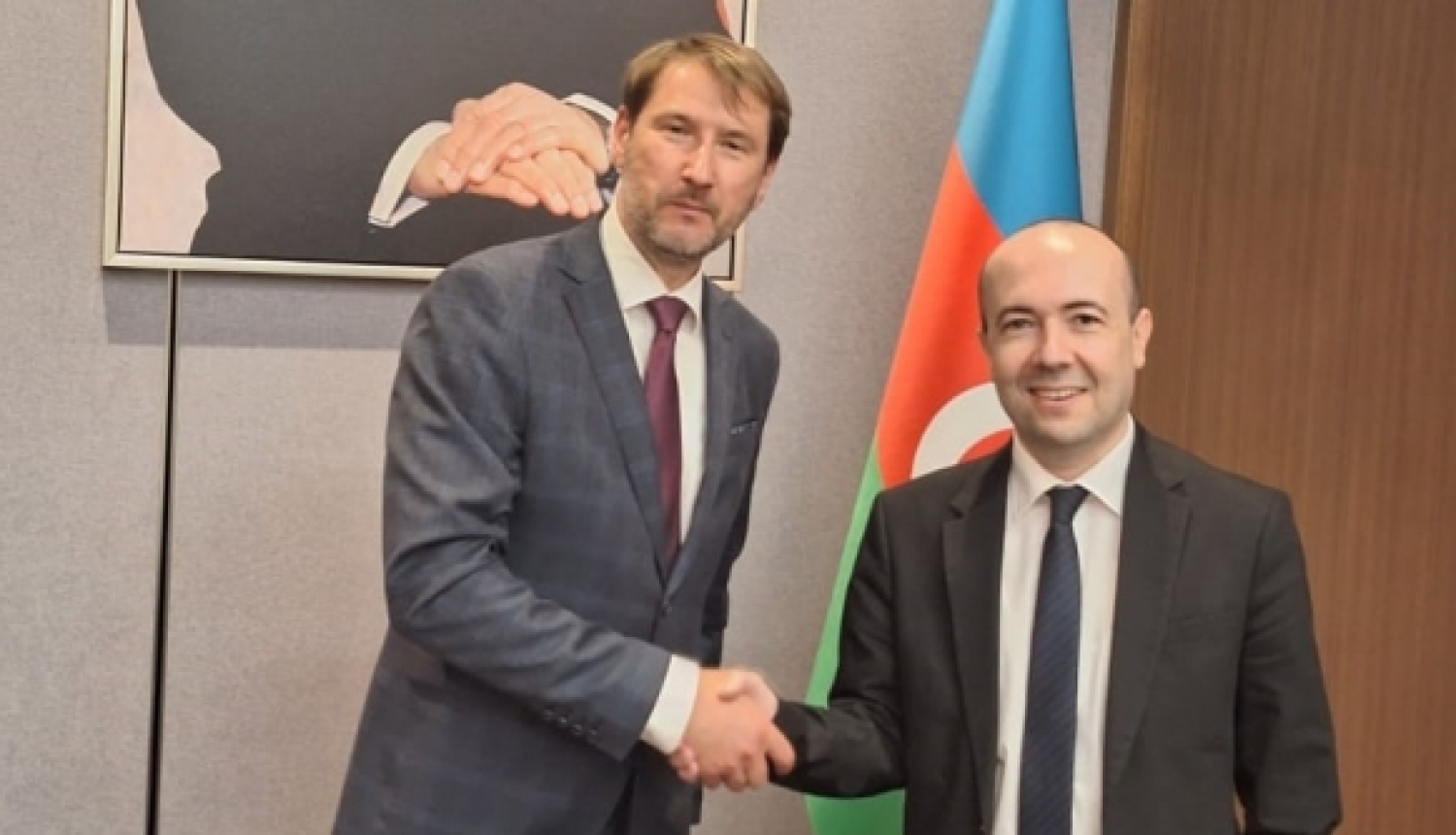 Ārlietu ministrijas politiskais direktors Andžejs Viļumsons tiekas ar Azerbaidžānas ārlietu ministra vietnieku Farizs Rzajevs (Fariz Rzayev)