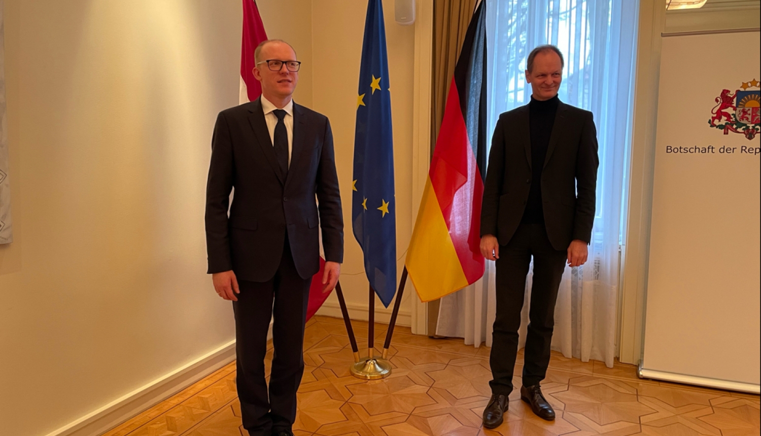 Ārlietu ministrijas valsts sekretārs A. Pelšs darba vizītē Berlīnē pārrunā drošības situāciju reģionā