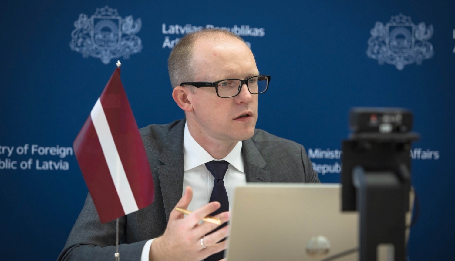 Latvijas Ārlietu ministrijas valsts sekretārs Andris Pelšs piedalījās ārkārtas Eiropas Drošības un sadarbības organizācijas (EDSO) Pastāvīgās padomes sanāksmē