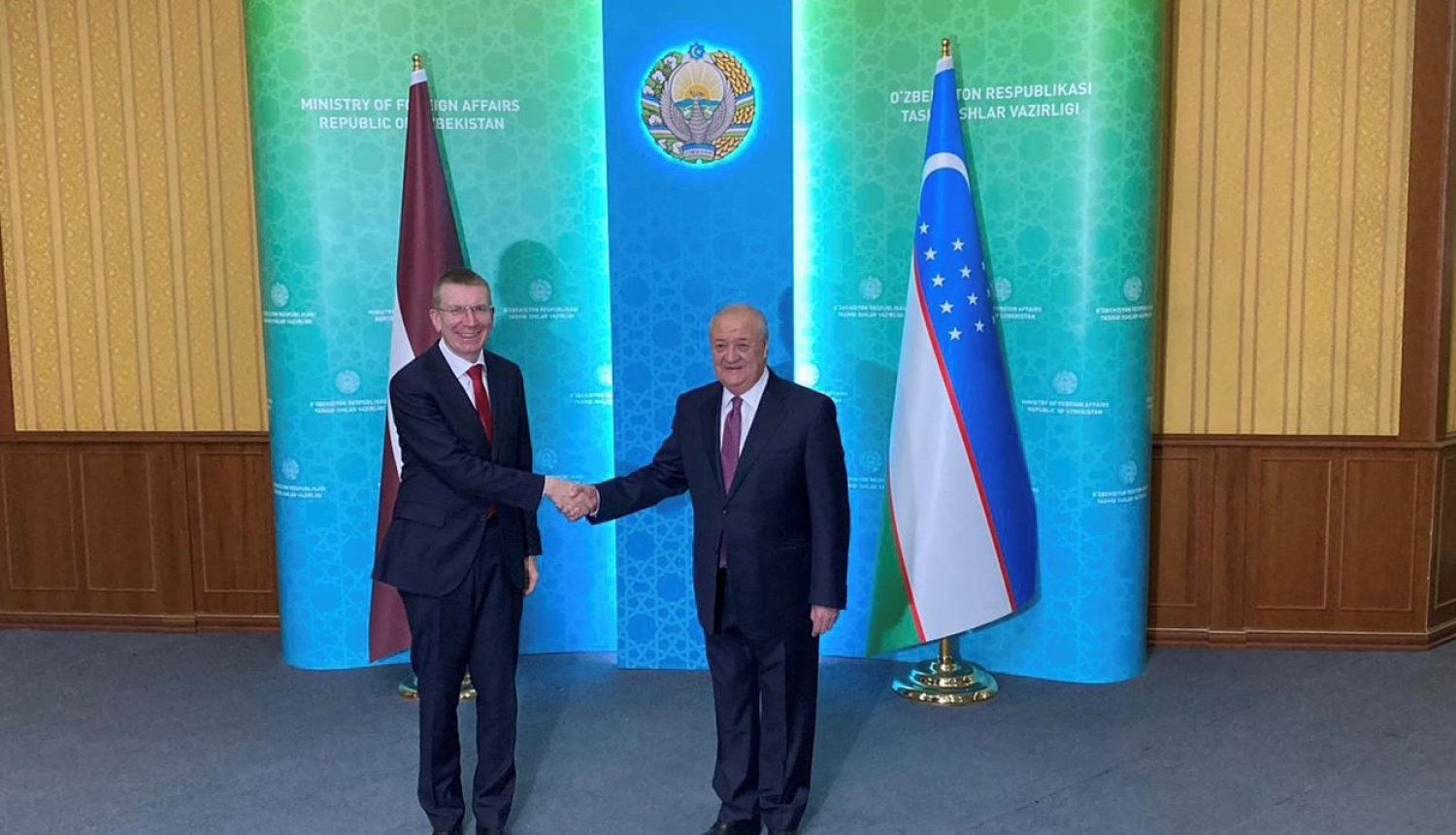 Ārlietu ministrs kopā ar Latvijas uzņēmēju delegāciju apmeklē Uzbekistānu