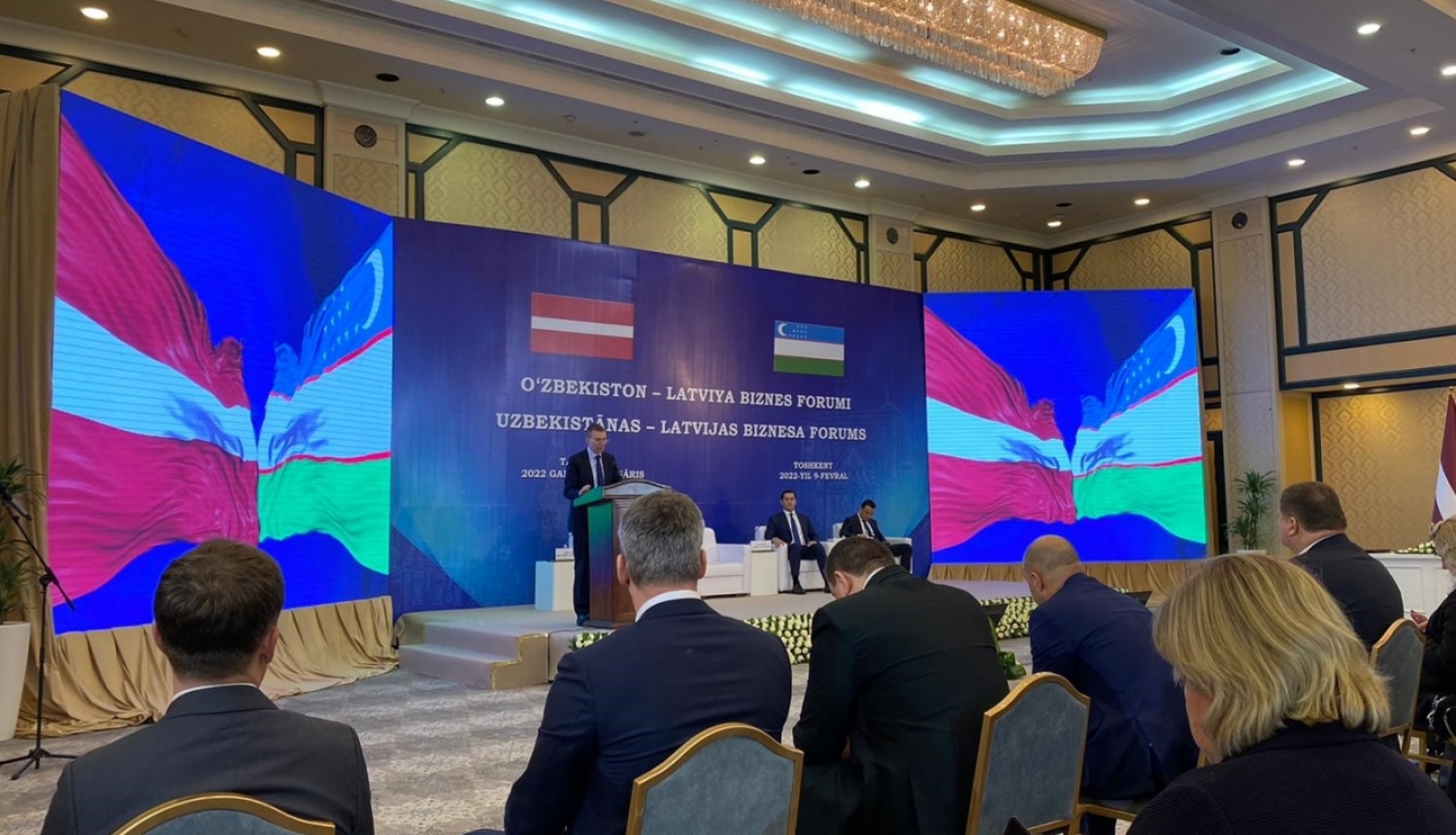 Ārlietu ministrs Taškentā atklāj Latvijas–Uzbekistānas Biznesa forumu