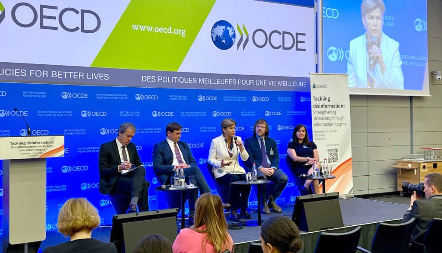 Speciālo uzdevumu vēstniece Baiba Braže piedalās OECD konferencē