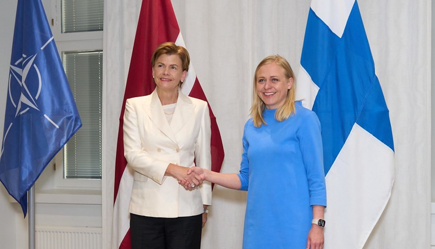 Baiba Braže un Elina Valtonen