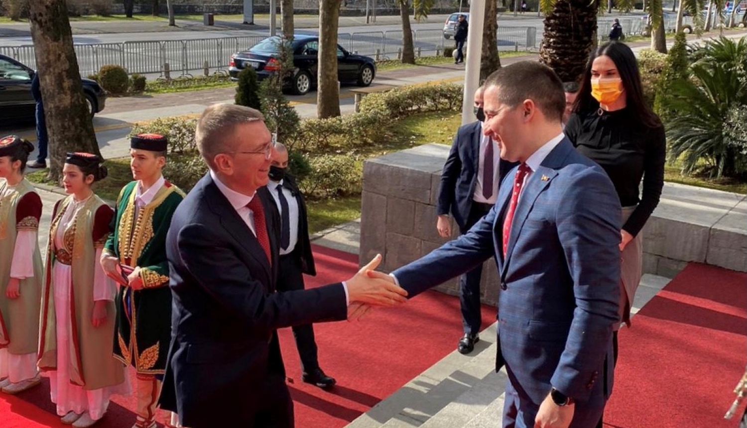 Edgars Rinkēvičs apmeklē Melnkalnes galvaspilsētu Podgoricu un vizītes laikā tiekas ar Melnkalnes augstākajām amatpersonām