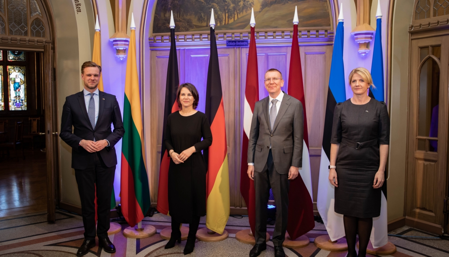 Vācijas un Baltijas valstu ārlietu ministri