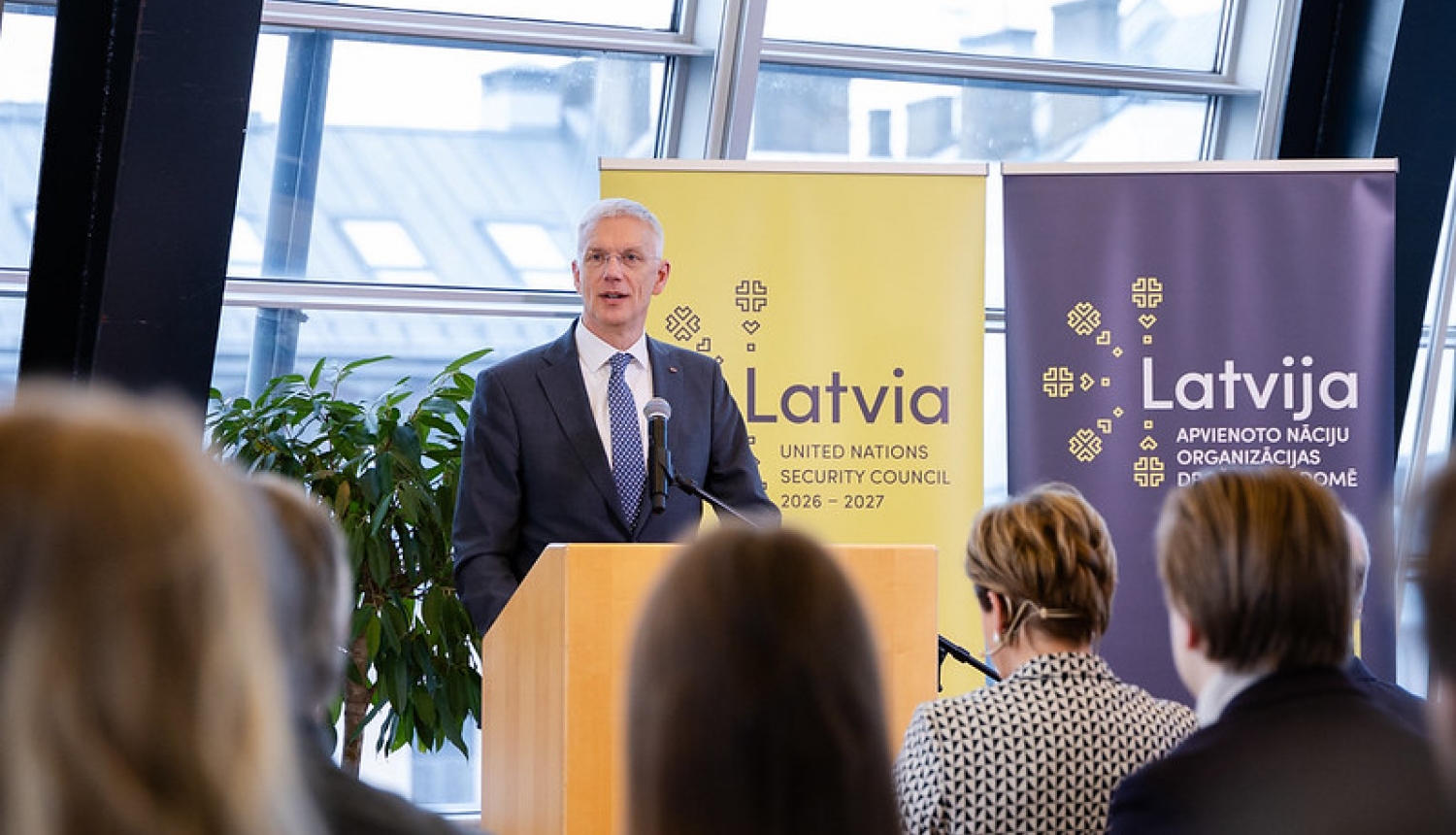 Krišjānis Kariņš piedalās Latvijas Ārpolitikas institūta ikgadējās gadagrāmatas atvēršanas svinīgajā sarīkojumā