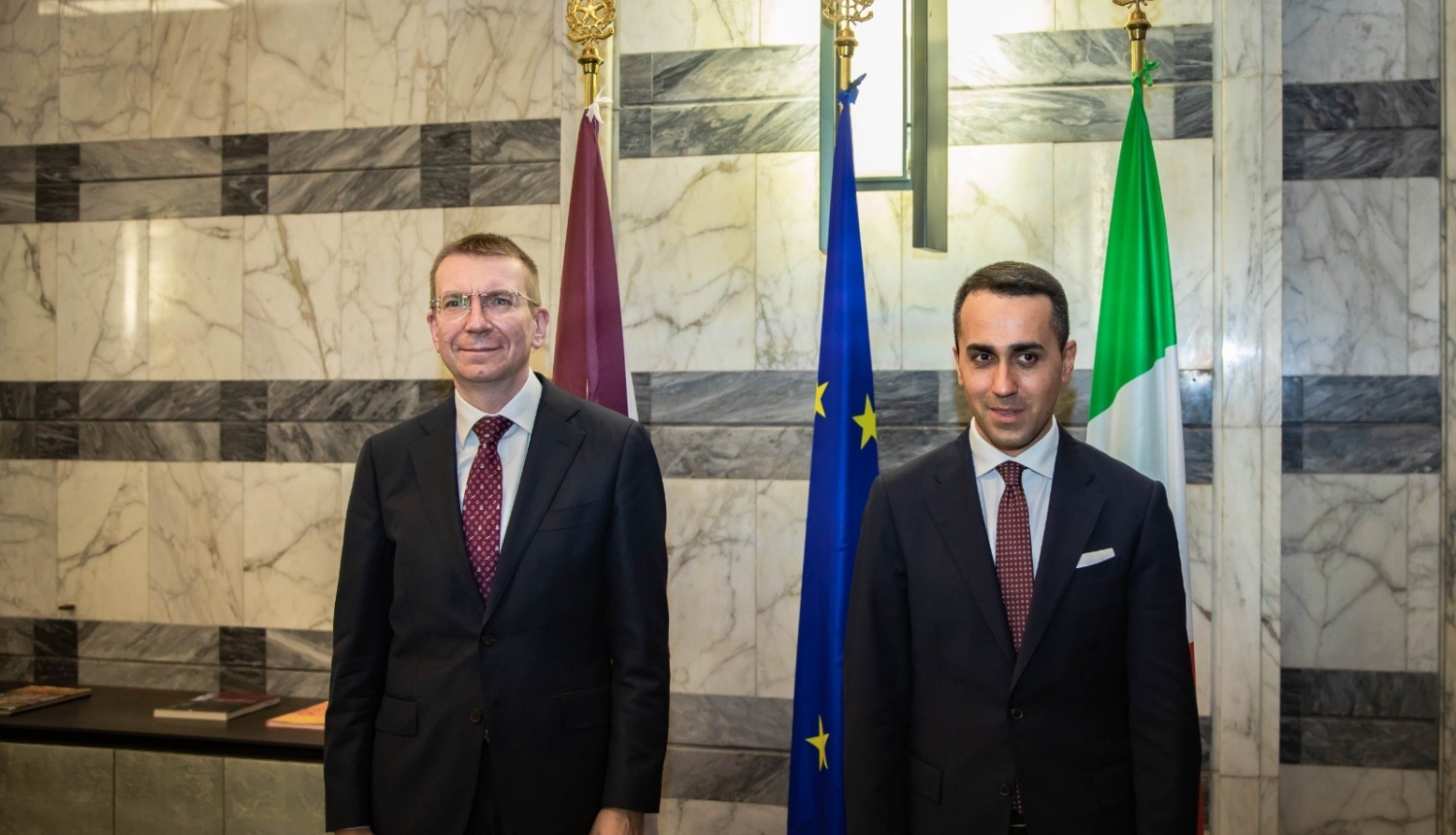 Latvijas ārlietu ministra tikšanās ar Itālijas ārlietu ministru