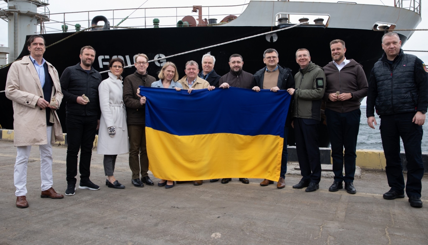 NB 8 vizītes laikā Odesā E. Rinkēvičs akcentē Latvijas nemainīgo atbalstu Ukrainai karā pret Krieviju
