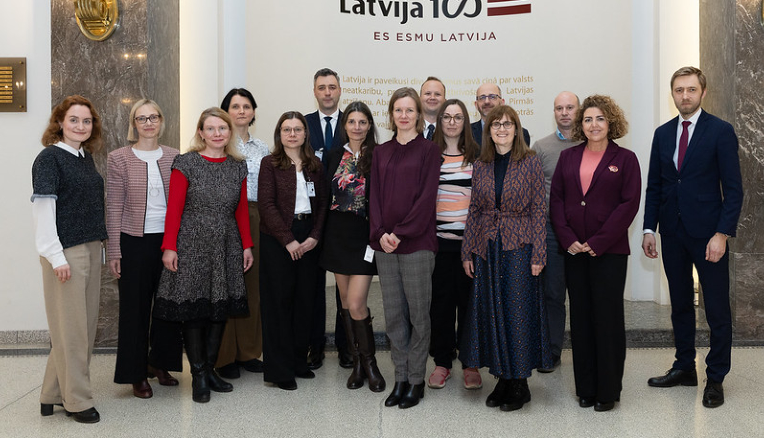Semināra “Latvijas uzņēmēju iespējas Eiropas Savienības aģentūru iepirkumu konkursos” dalībnieku kopbilde