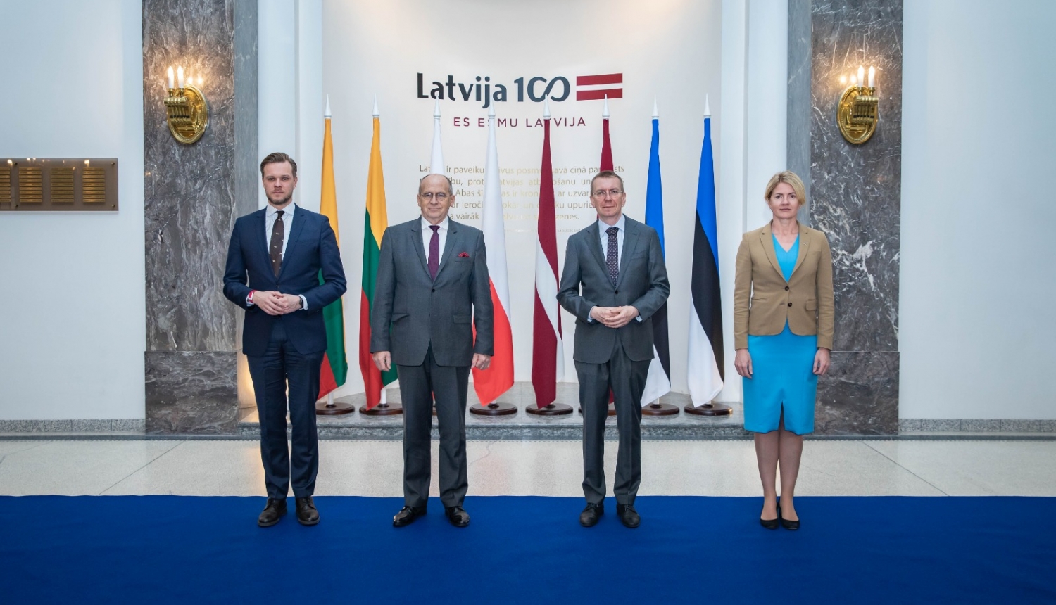 Baltijas valstu un Polijas ārlietu ministri