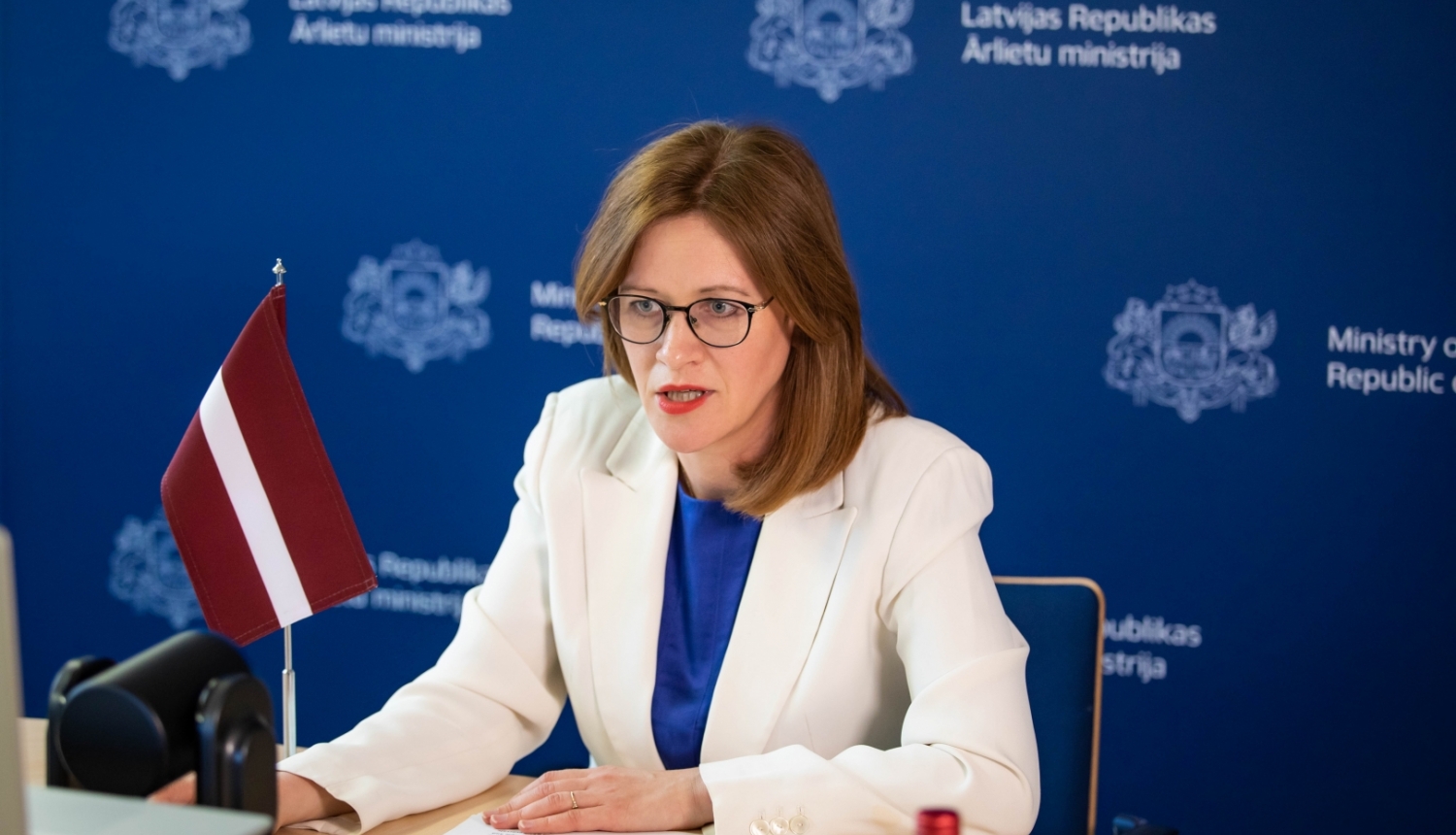 Zanda Kalniņa-Lukaševica atklāj ANO Sieviešu statusa komisijas diskusiju par Krievijas īstenotā kara ietekmi uz Ukrainas sabiedrību 